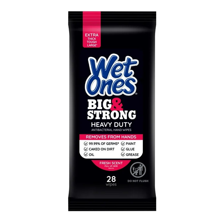 Wet Ones, BIG & STRONG Travel Pack (28 wipes)