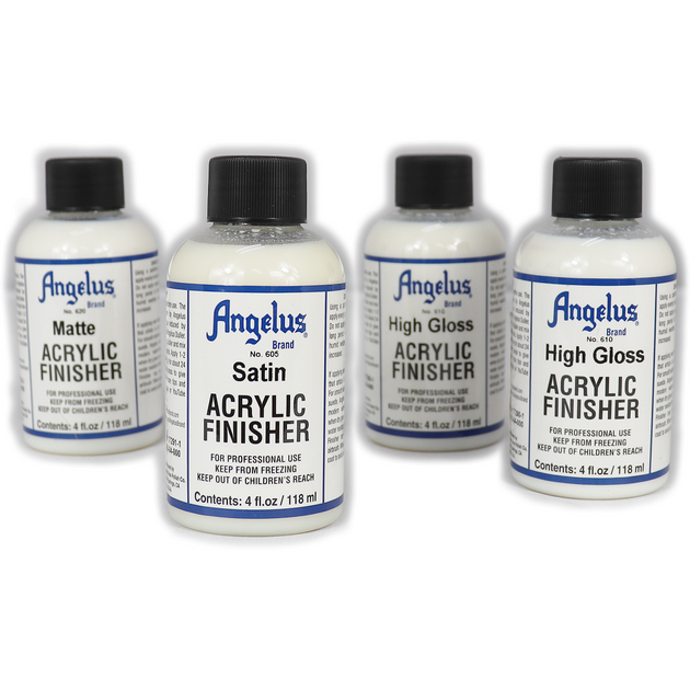 Angelus Finisher for Leather Paints - Satin, Gloss, Matte Acrylic