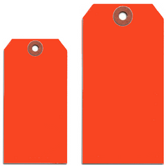 Fluorescent Red Tags
