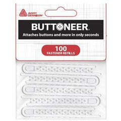Buttoneer Fastener Refills (100 Refills)