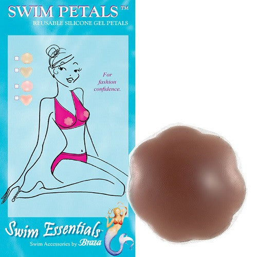 BRAZA Silicone Swim Gel Petals, 2.25", Reusable