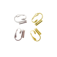 Pierced to Clip Earring Converter, 2 Pairs