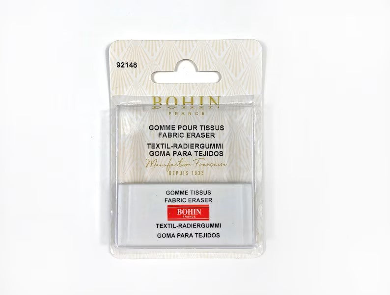 Gomma Per Tessuti Bohin 92148 – Cancella I Segni Di Matita Da Stoffa E Trapunte, Made In USA