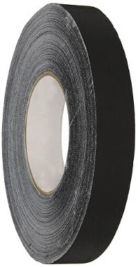 1" black gaffers tape