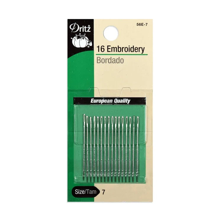 Embroidery Needles, Size 7 (16/pack)