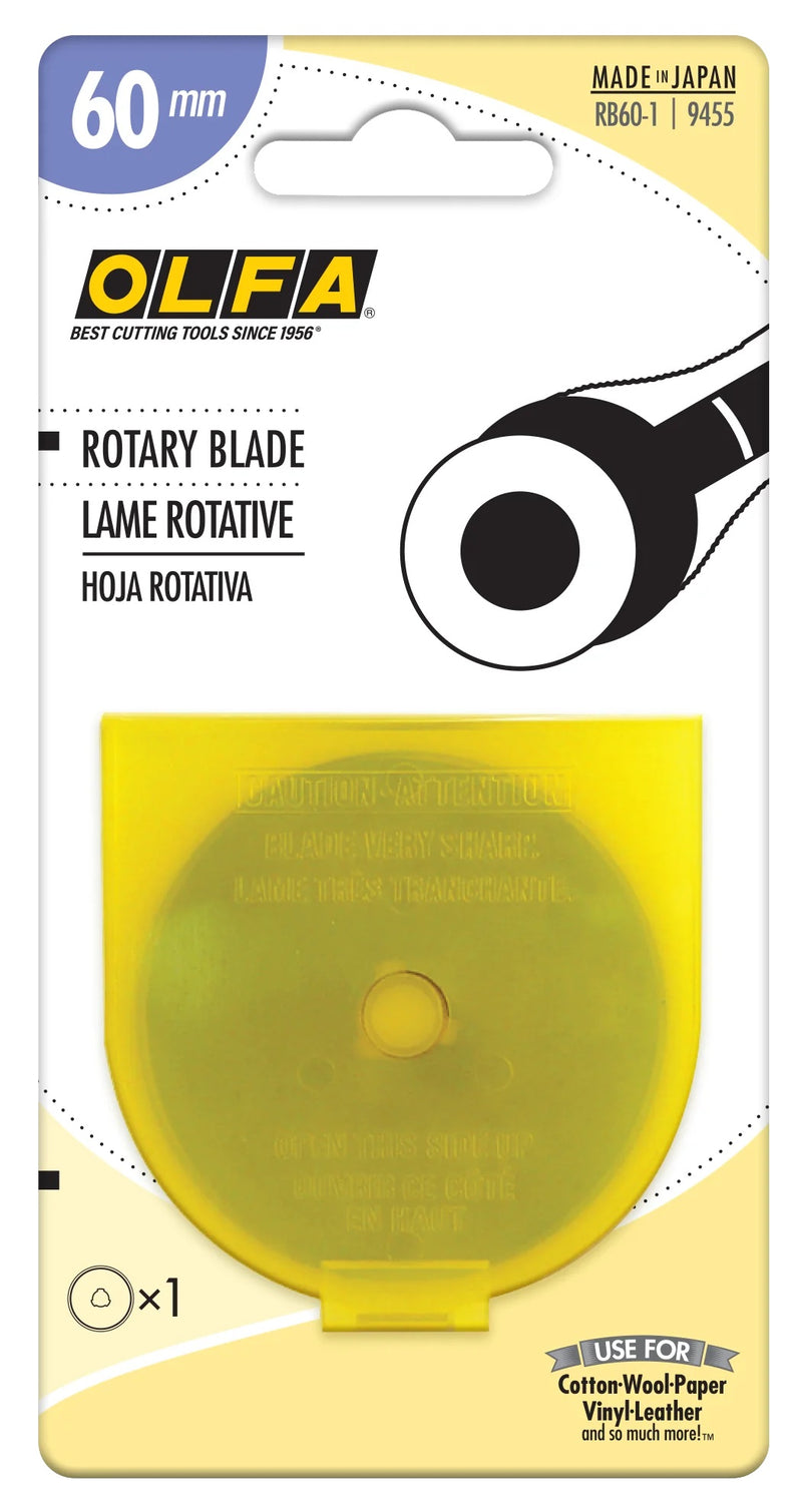 OLFA Replacement Rotary Blade for 60mm Rotary Cutter