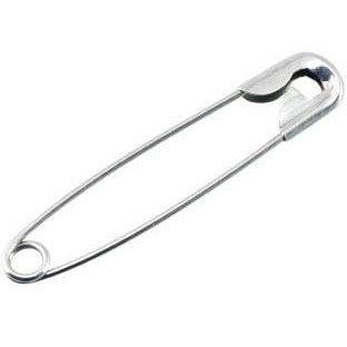 Size Number 2 Silver Safety Pins Bulk 1.5 Inch 1440 Pieces 