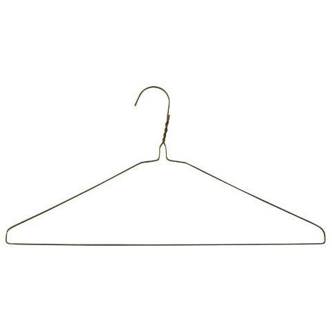 Goal Winners Metal White Wire Coat Hangers 13 Gauge Remat Trousers Bar  Garment Clothes Hangers With Notches 