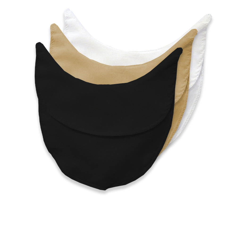 Sew In Underarm Dress Shields For Short Sleeves Black / Fabrapel