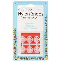 Sew-On Snaps, Clear