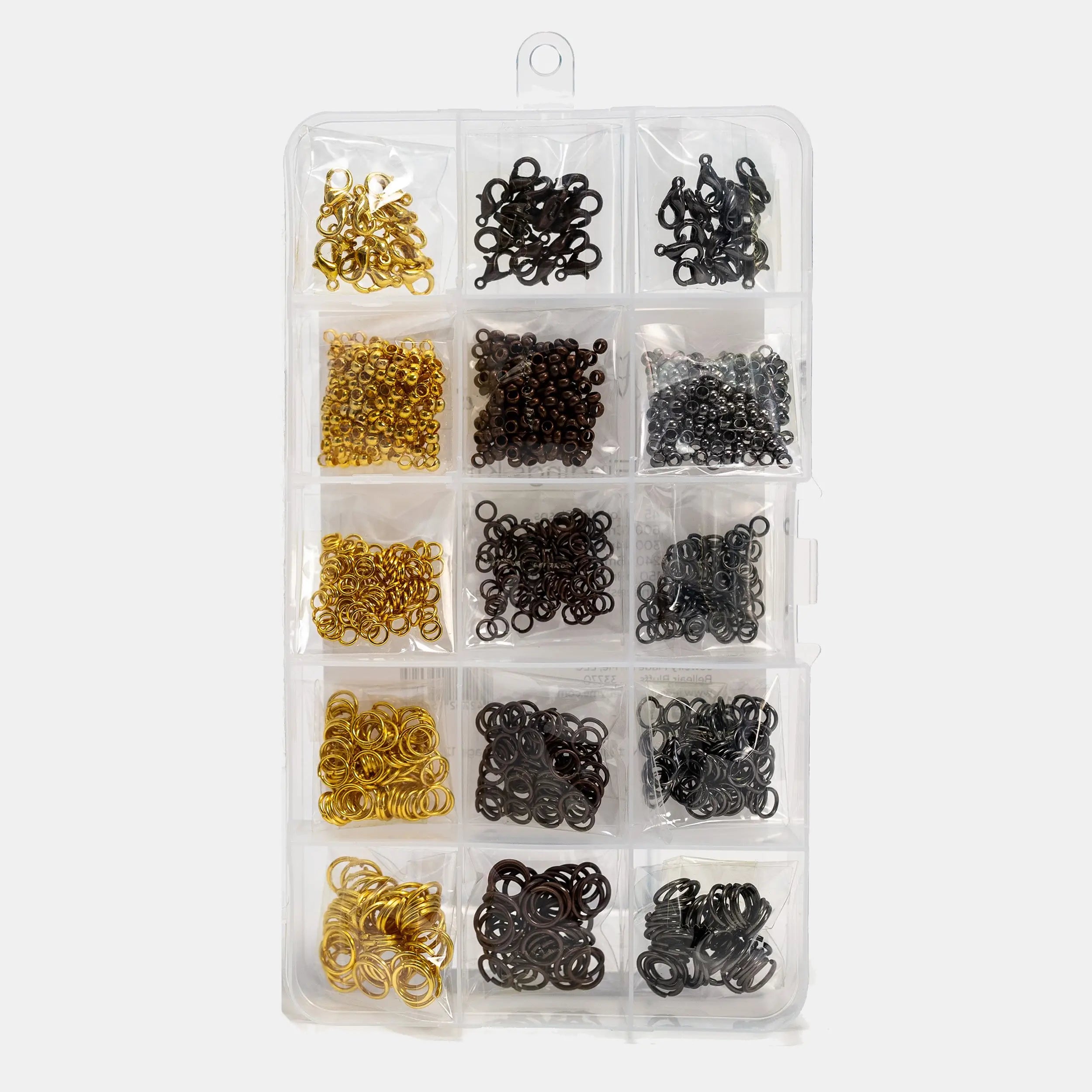 JMBM Jewelry Findings Kit (1335 Pieces/case) | Gano Inc JMBM Jewelry Findings Kit (1335 Pieces/case) | Gano Inc