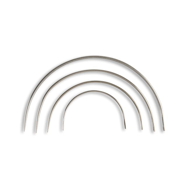 OSBORNE Assorted K-3 Curved Round Point Hand Needles, 4/pack