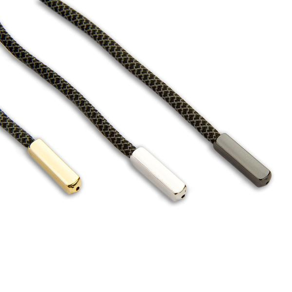 Angelus Plated Metal Shoelace Aglets Silver