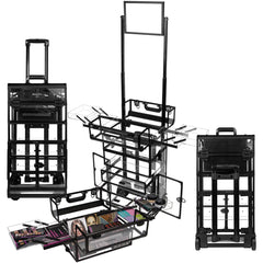 SHANY: REBEL NUDE SERIES PRO MAKEUP ARTISTS ROLLING TRAIN CASE