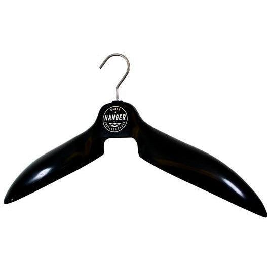 Plastic Concave Suit Hanger with Extra Wide-Shoulders, 17 19 21 – Black