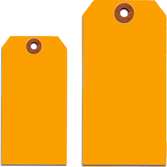 Fluorescent Orange Tags