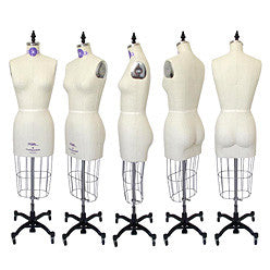 Buy Model #601 Professional Female half Body Dress Forms For Dressmaker  Collapsible Shoulder (ST-SIZE2) Online at desertcartCayman Islands