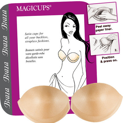 Braza Reveal Disposable Adhesive Bra, 5 Pair,Beige,One Size at
