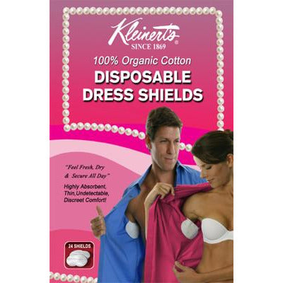 KLEINERT'S Disposable Dress Shields, 6 Pairs/pack (100% Organic Cotton) KLEINERT'S Disposable Dress Shields, 6 Pairs/pack (100% Organic Cotton)