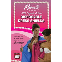 KLEINERT'S Disposable Dress Shields, 6 Pairs/pack (100% Organic Cotton)