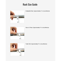 STICK IT! Short Rack Divider with Pipe Rack Clip